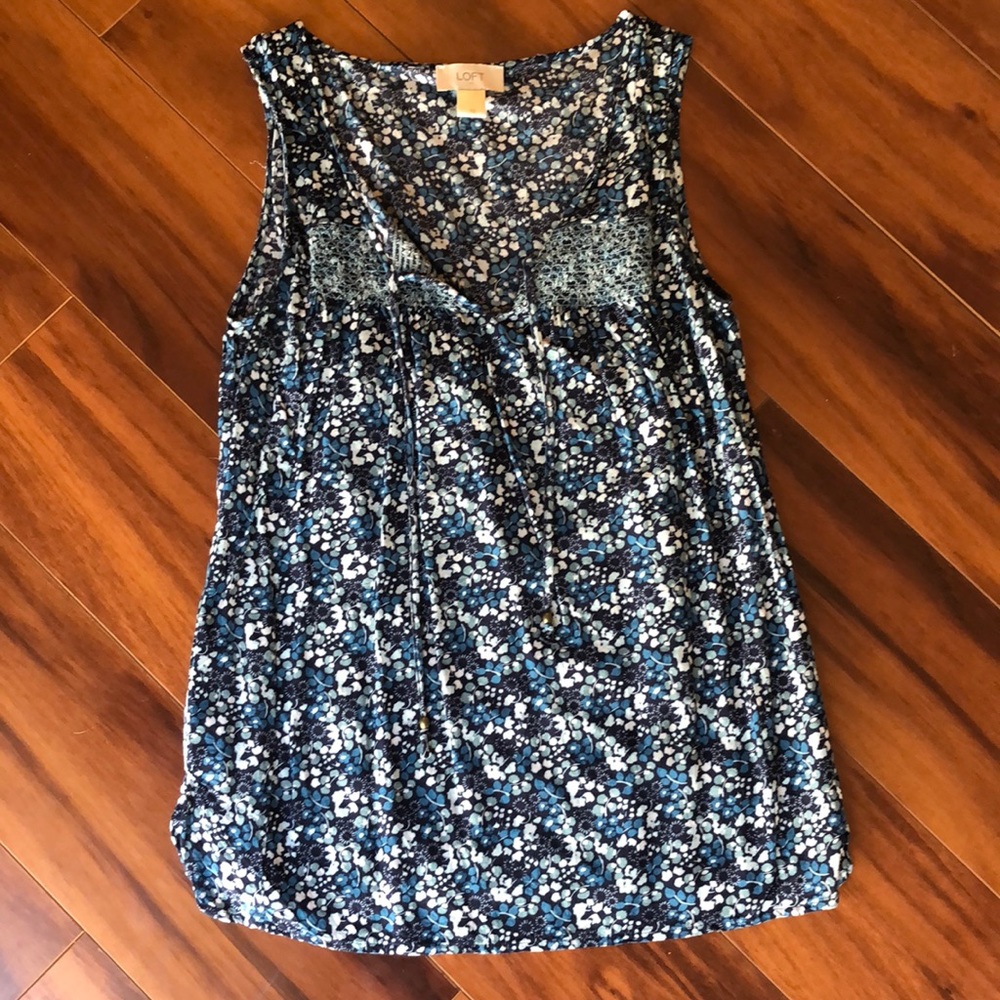 Loft sleeveless top